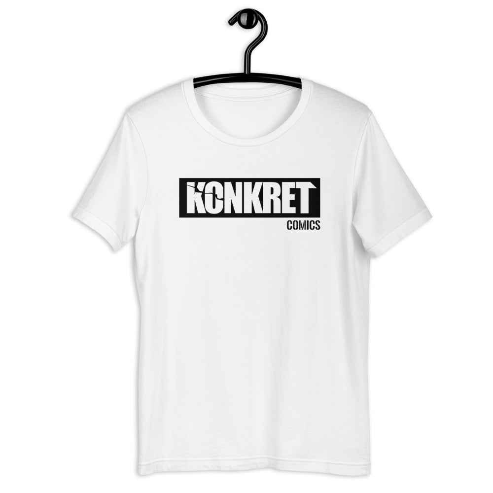 White Konkret Block Logo T-Shirt